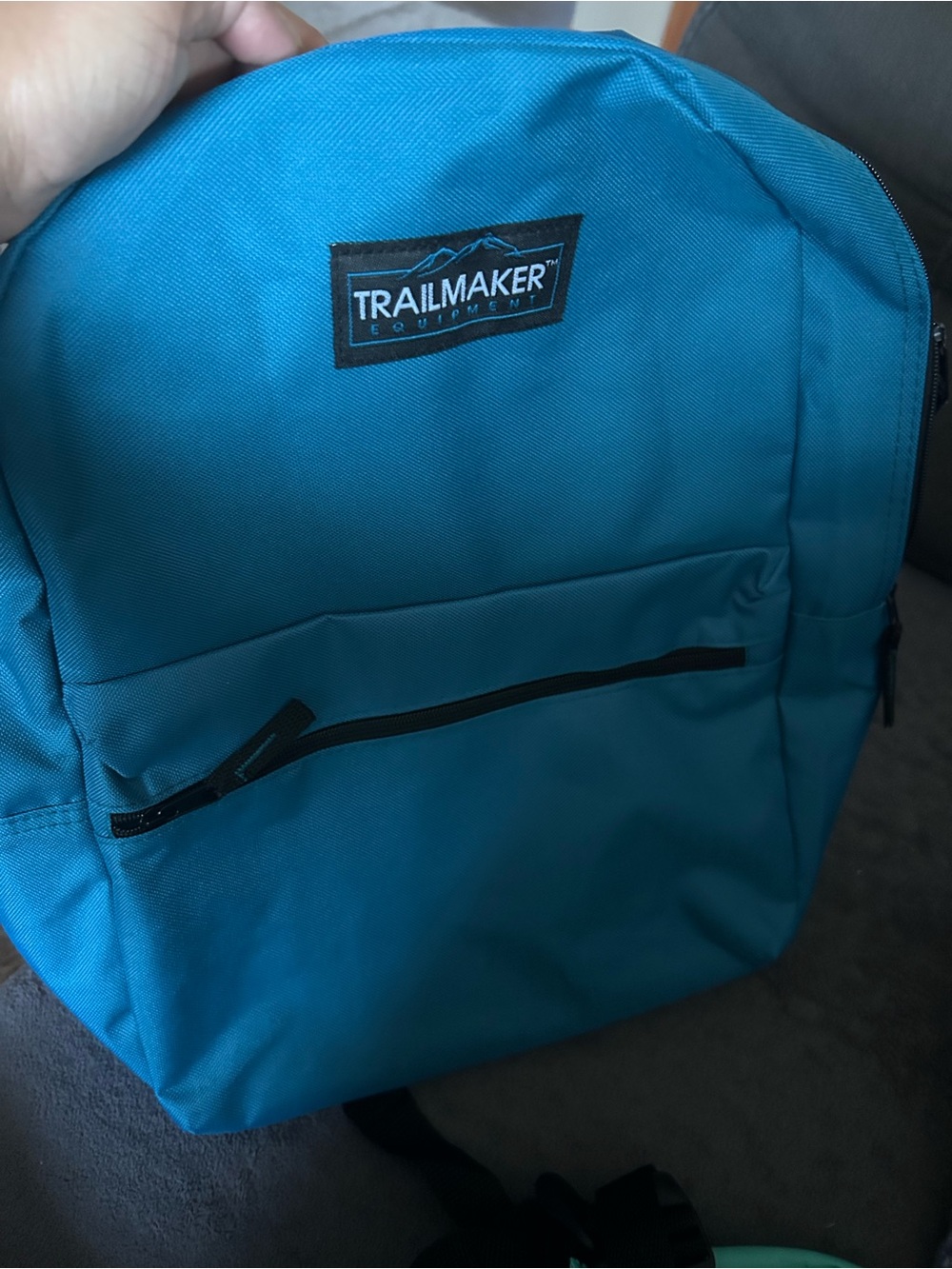 TrailMaker Kids' Teal Backpack with Front Zip Pocket